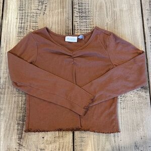 Place Rust Long Sleeve Top